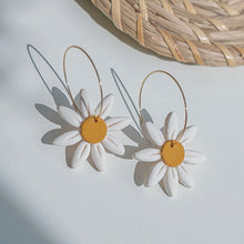 Load image into Gallery viewer, Daisy Drop Earrings, More styles available.