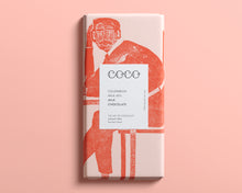 Load image into Gallery viewer, A Luxury Milk Chocolate 80g Bar in Columbian 40%
